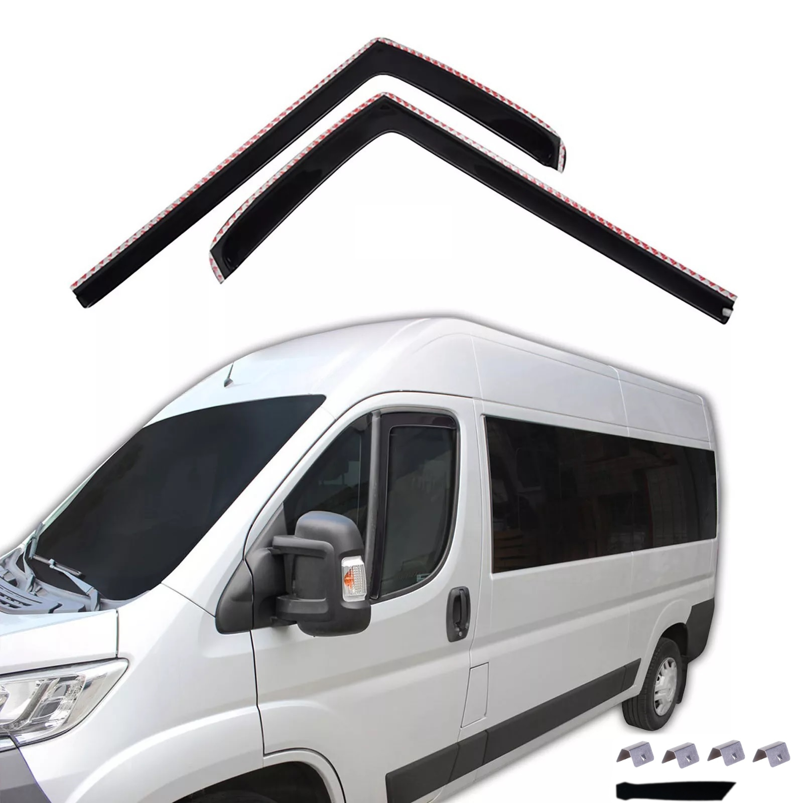 Комплект от 2бр. ветробрани за FIAT Ducato / Peugeot Boxer / Citroen Jumper 3 след 2006 Opel Movano след 2022