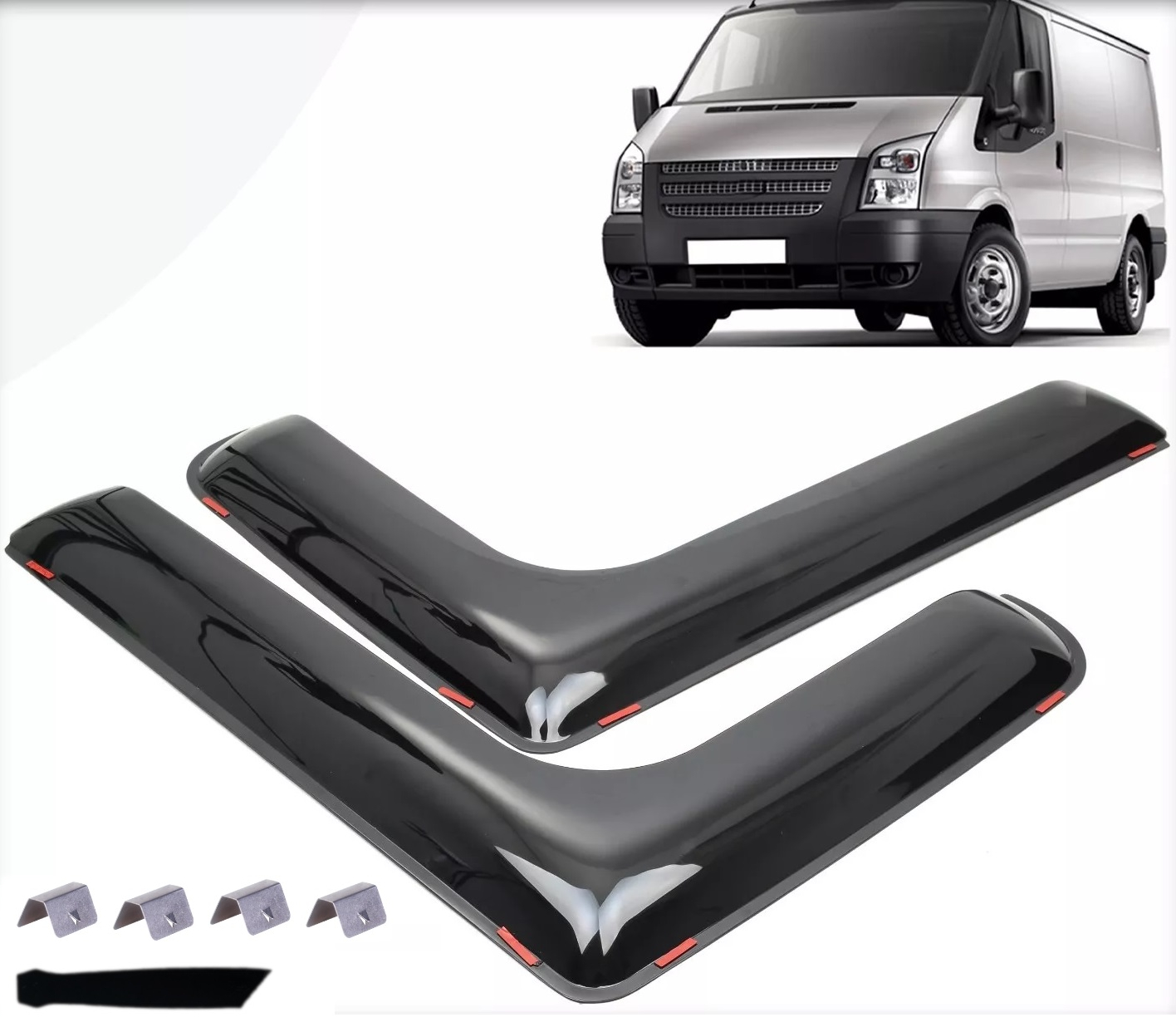 Комплект от 2бр. ветробрани за FORD TRANSIT 2006-2013