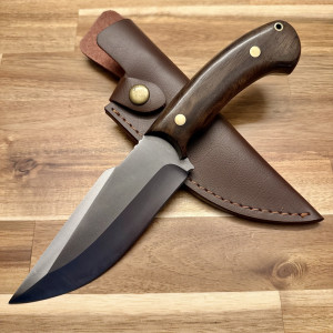 Тежък ловен нож WPKOPYA 133 TRAPER, фултанг, кания телешки бланк, стомана 5CR13