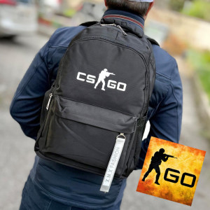 Здрава раница CS за тактически играчи - подплатена. противоударна, водоустойчива, за COUNTER STRIKE фенове