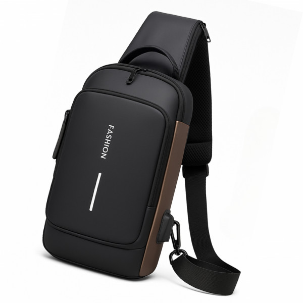 Компактна смарт раница за града  FASHION SMART 747 - водоустойчива и противоударна, с кабел за зареждане на телефона! И се заключва!