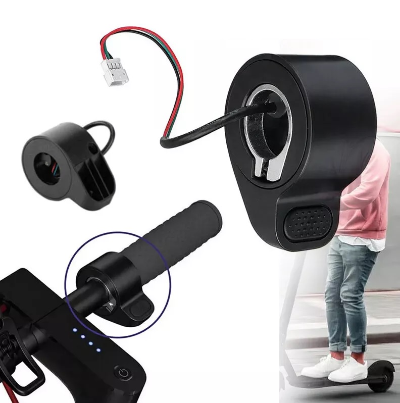 Бутон палец за подаване на газ на електрическа тротинетка Xiaomi Mijia M365/M365 Pro, 65x45x28 мм черен