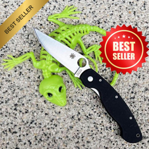 Сгъваем супер нож SPYDERCO CPM S30V BLACK G10 дръжка, подаръчна кутия, BF22
