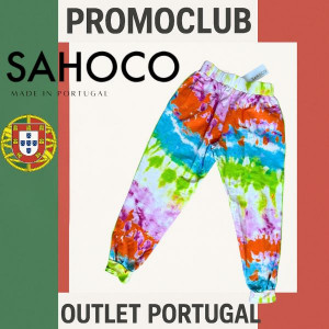 Дамски панталон 3/4  Sahoco, 95% памук, 5% еластан, размер S, шарен, Португалия