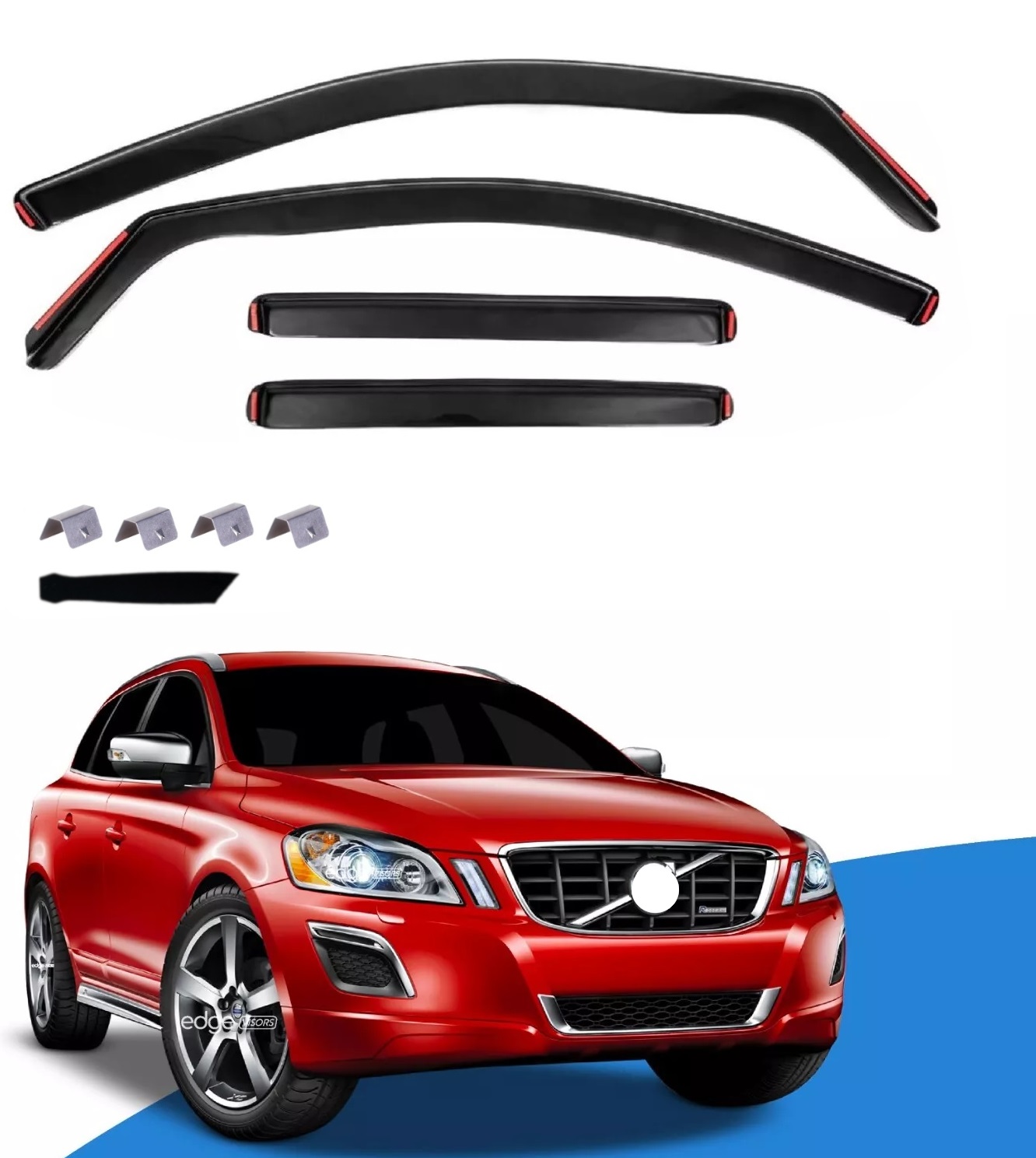 Комплект от 4бр. ветробрани за VOLVO XC60 (1-Gen) - 2008-2017