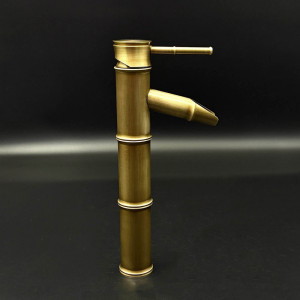 Луксозен смесител BAMBOO AD-6072 за кухня и баня,  месинг, самостоящ, смесителна батерия