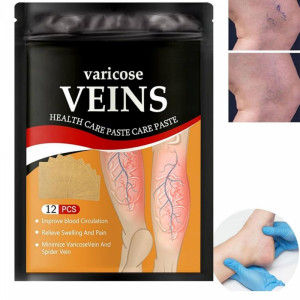 Американски билкови пластири за разширени вени Varicose Veins Patch- 12 бр. Действат 24 часа!