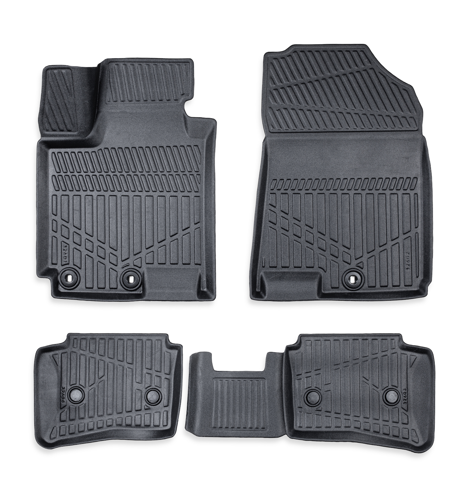 Комплект 4бр. 3D Гумени стелки за купе Erpassan - HYUNDAI i20 II 2014-2020