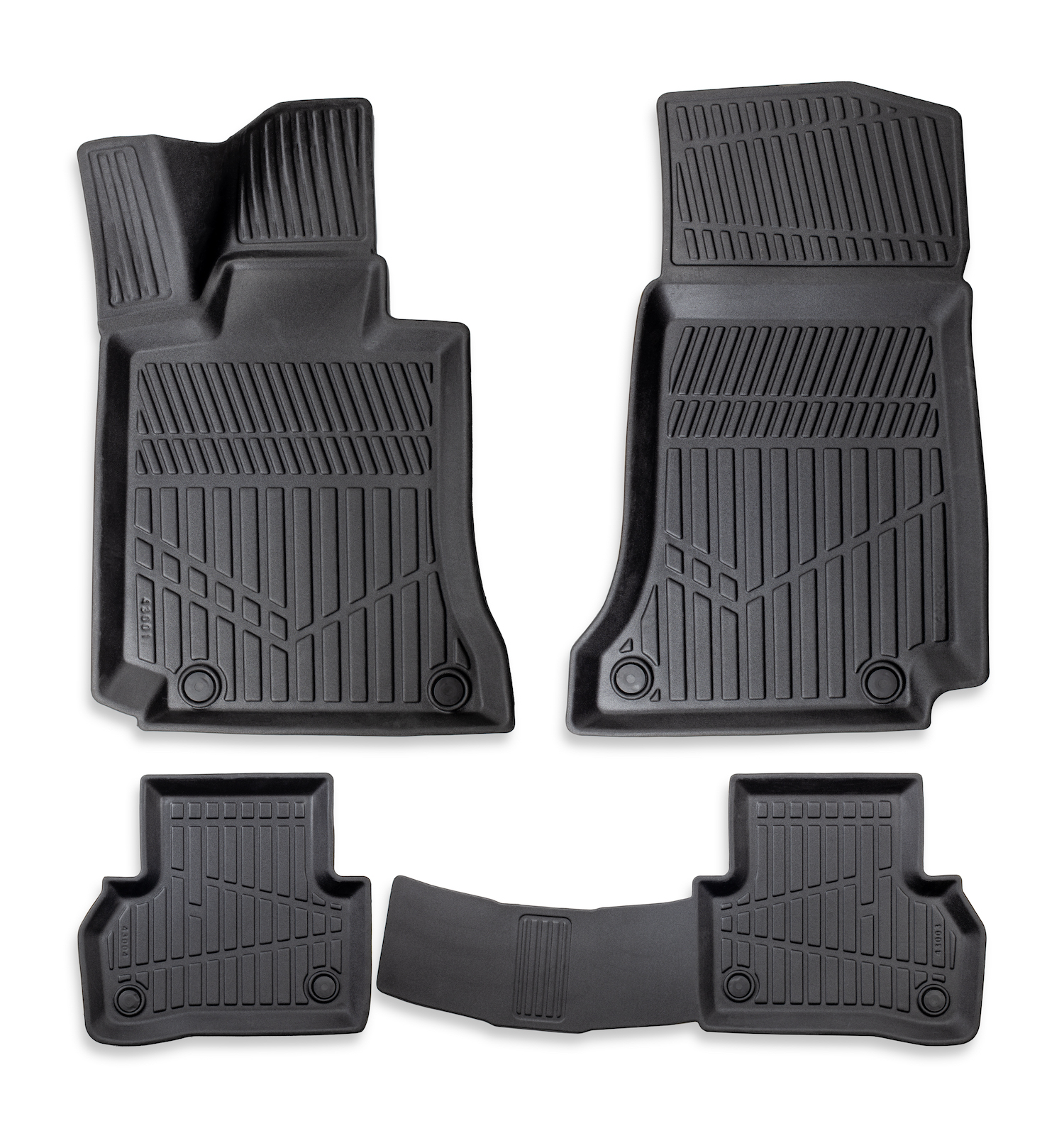 Комплект 4бр. 3D Гумени стелки за купе Erpassan - MERCEDES C-class (W205) 2014-2021