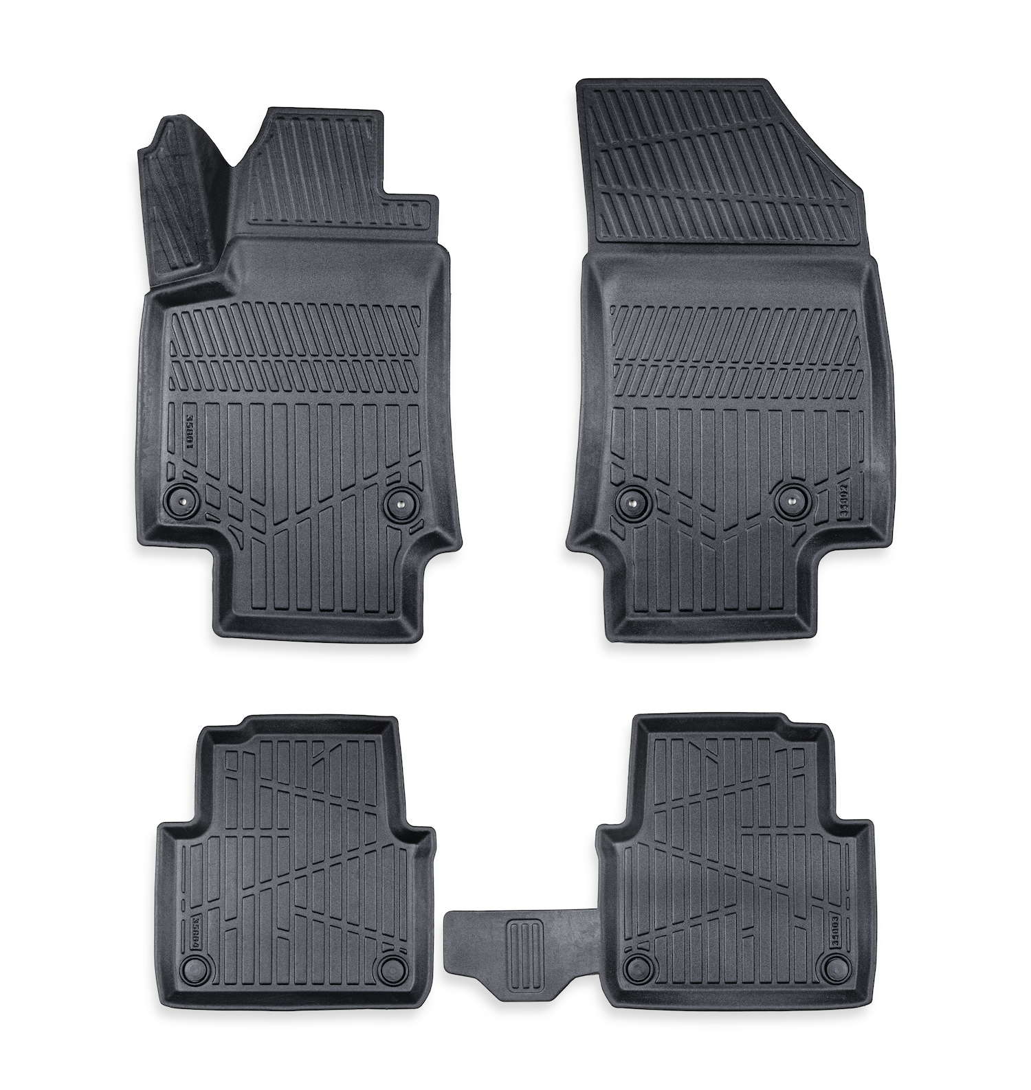 Комплект 4бр. 3D Гумени стелки за купе Erpassan - OPEL CROSSLAND X 2017-2020