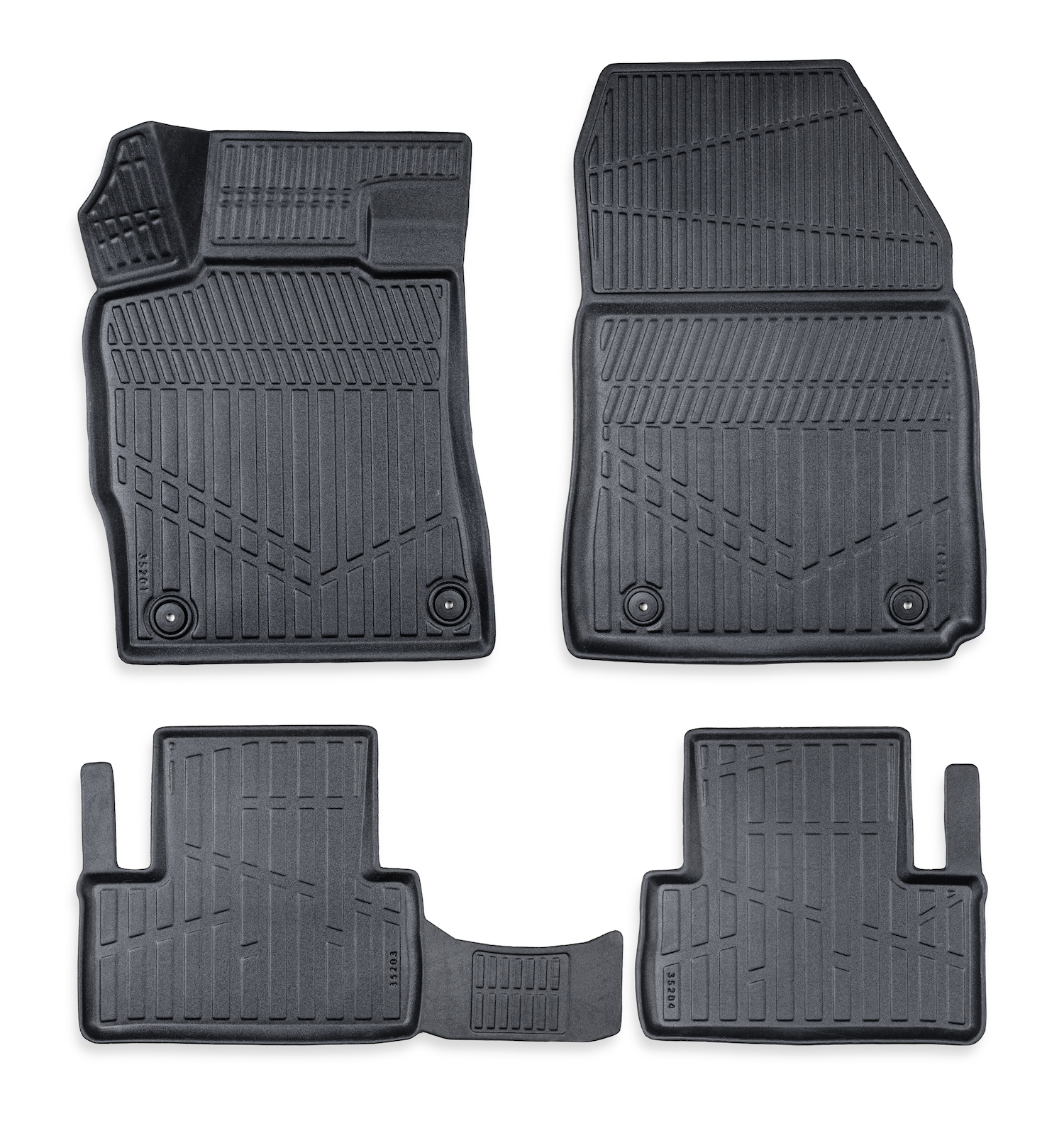 Комплект 4бр. 3D Гумени стелки за купе Erpassan - PEUGEOT 308 III 2021+