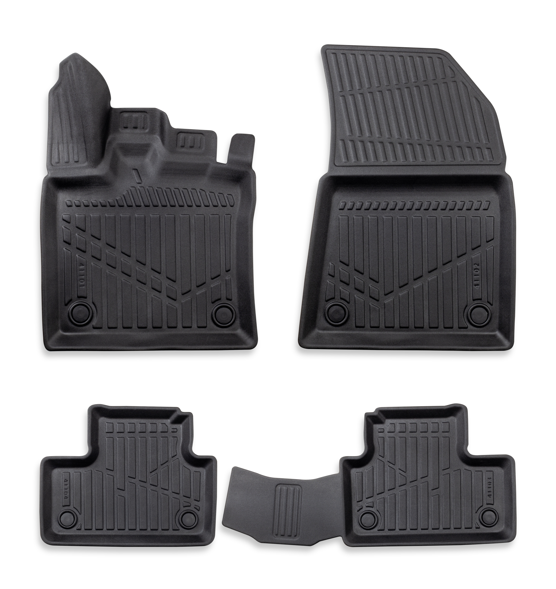 Комплект 4бр. 3D Гумени стелки за купе Erpassan - RENAULT CAPTUR II 2019+