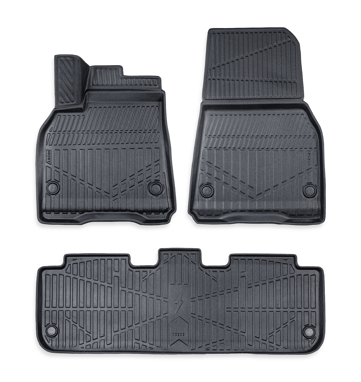 Комплект 4бр. 3D Гумени стелки за купе Erpassan - TESLA MODEL Y