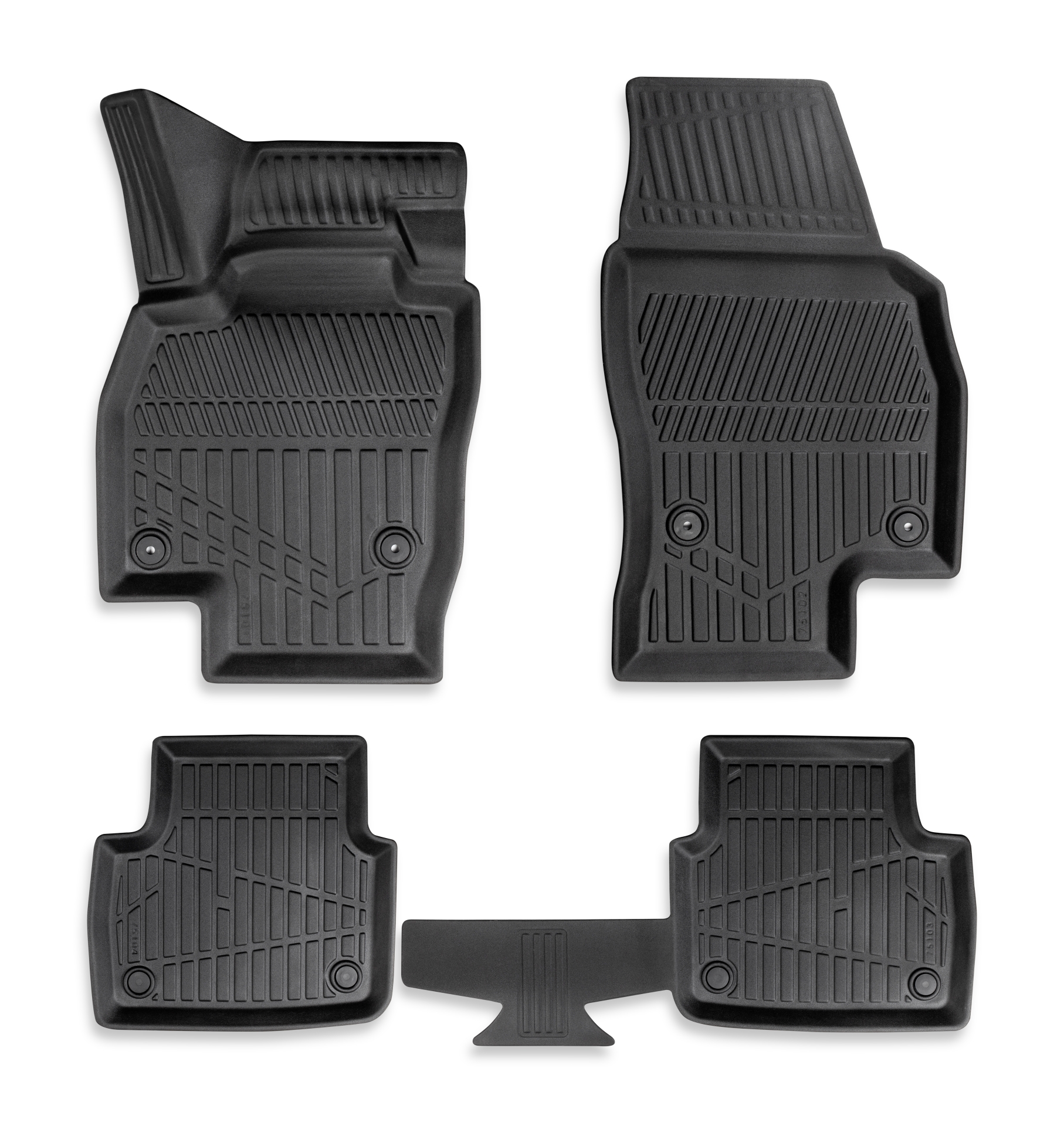 Комплект 4бр. 3D Гумени стелки за купе Erpassan - SKODA SCALA 2019+