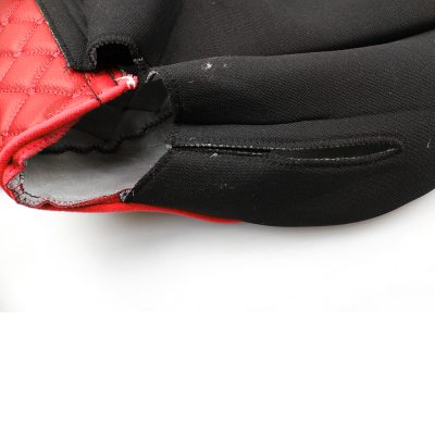 Комплект 1+1 тапицерия от еко кожа за MAN TGX EURO 6 2021+ - червено-черно