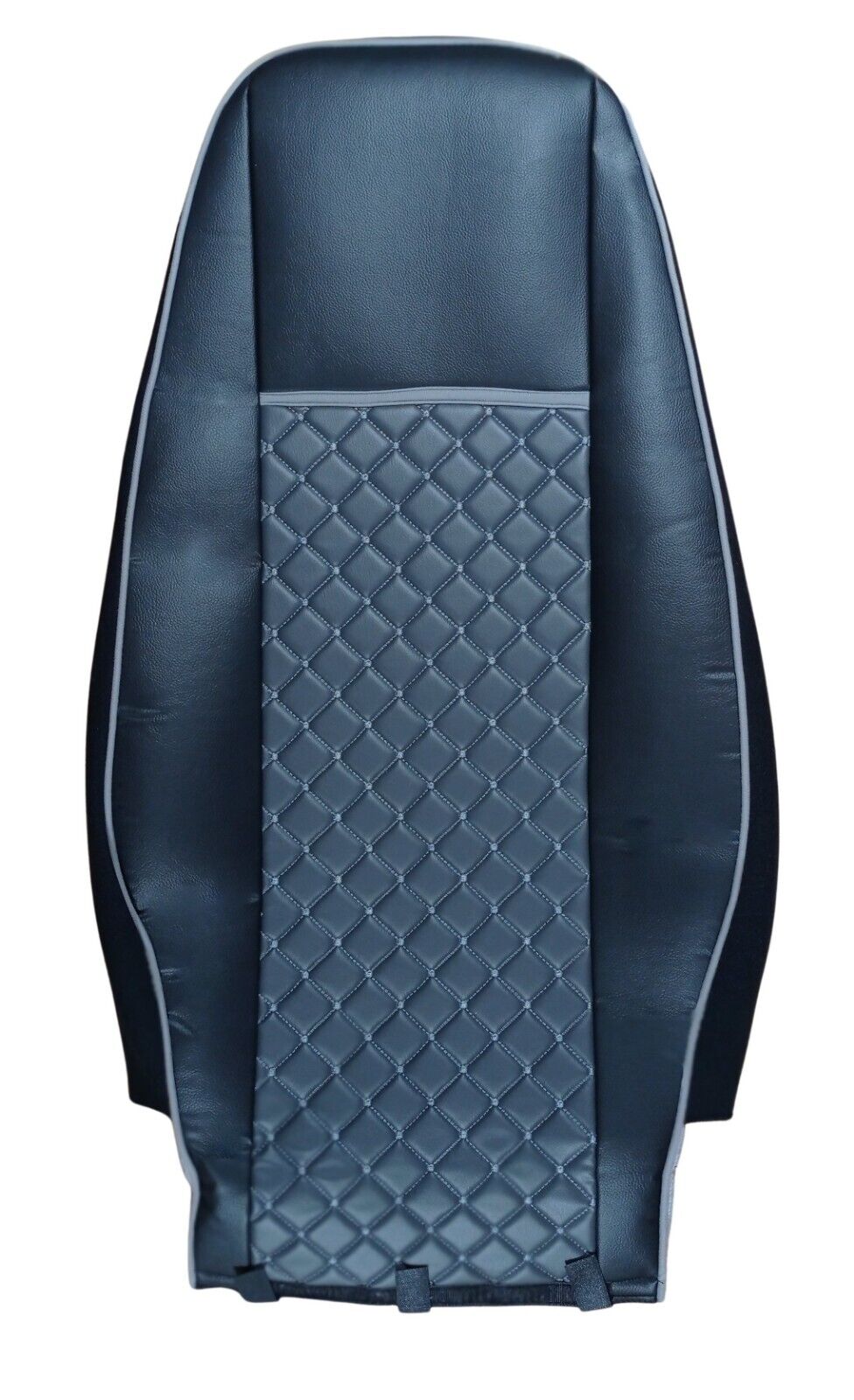 TAP1207SSGКомплект 1+1 тапицерия от еко кожа за VOLVO FH12 EURO 5 2006- 2015 - сиво-черно