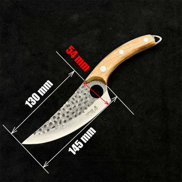 КАНИЯ  за кухненски нож CUTLER, кожа - телешки бланк