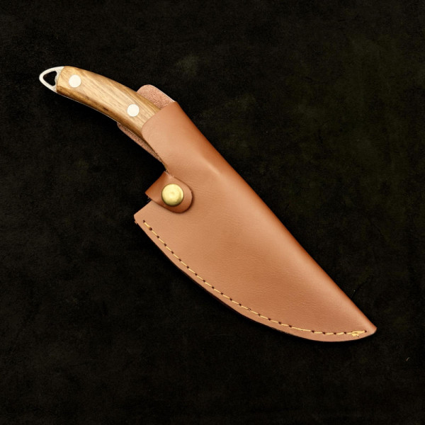 КАНИЯ  за кухненски нож CUTLER, кожа - телешки бланк