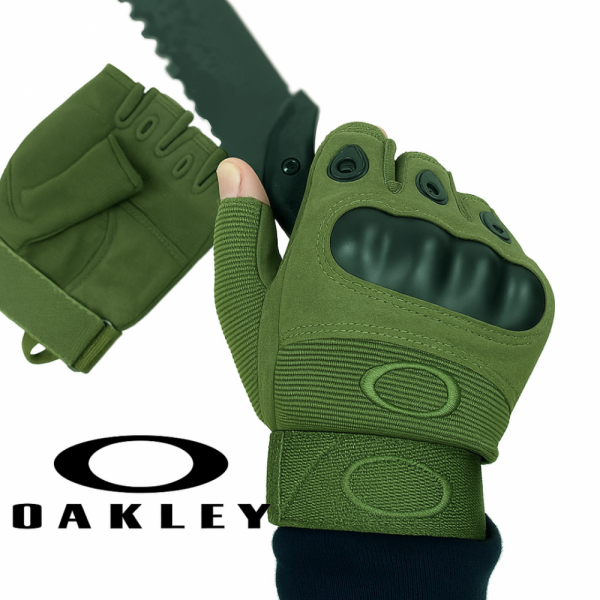 Тактически ръкавици OAKLEY New Military 323 с половинки пръсти