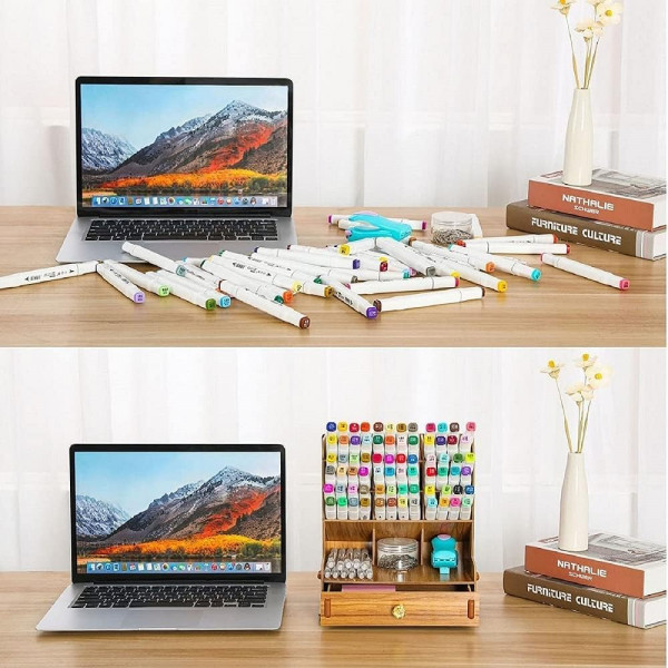 🔥 Мултифункционален Органайзер за Бюро - 12 отделения + шкаф за документи 🔥