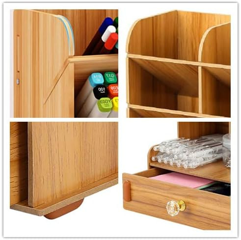 🔥 Мултифункционален Органайзер за Бюро - 12 отделения + шкаф за документи 🔥