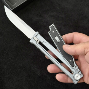 Рядък модел сгъваем нож REATE SLIDE, стомана D2, луксозно изпълнение