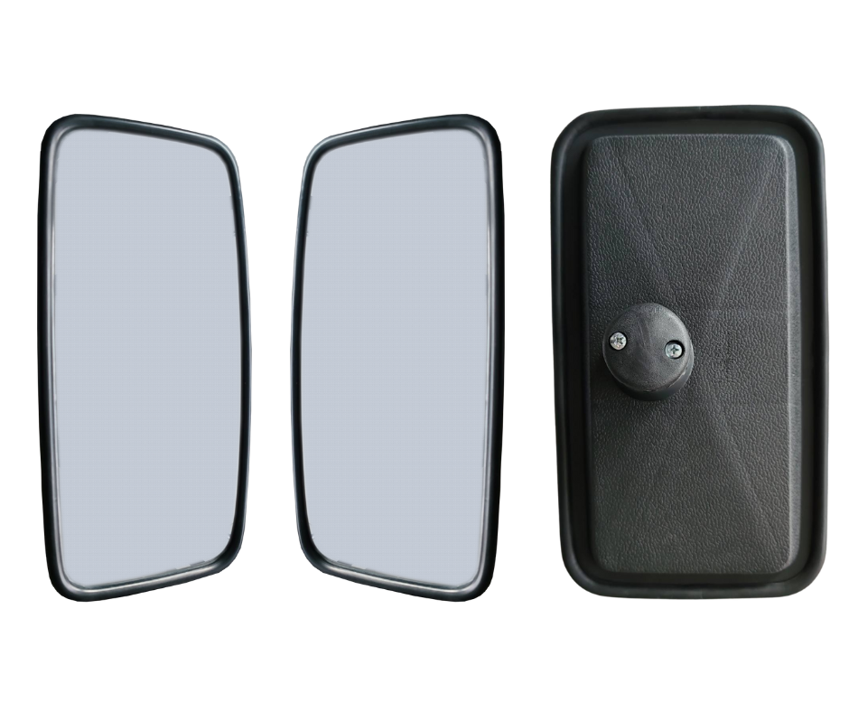 Комплект от 2 бр. универсални външни странични огледала за обратно виждане 335 mm x 190 mm за камион автобус строителни и селскостопански машини и др.
