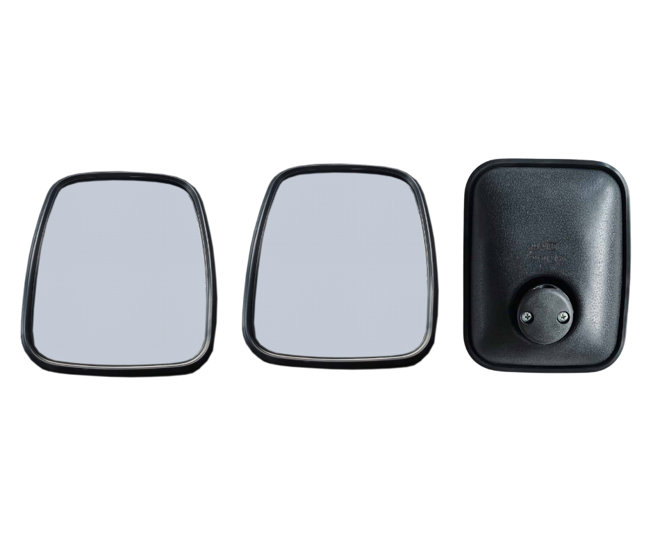 Комплект от 2 бр. универсално широкоъгълни странични огледала за обратно виждане 213 mm x 168 mm за камион мотокар строителни и селскостопански машини и др.