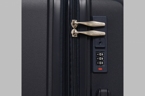 Комплект авио куфари 3 броя спинъри от най-висок клас полипропилен 16",20",24" - DARK BLUE - 1033