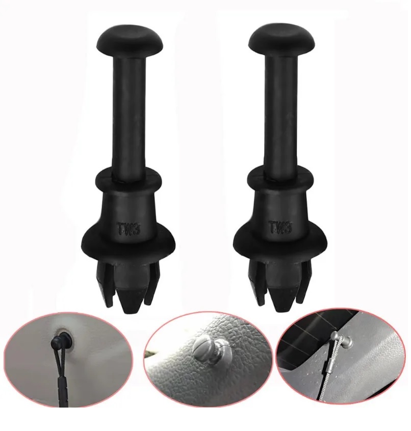 Комплект 2 бр. Щипки / Пинове за корда на кора на багажник - OEM: 1M6867574A - AUDI, SEAT, SKODA, VW