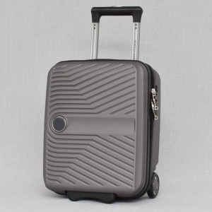 Здрав и надежден куфар за ръчен бага 40 х 30 х 20 за всички нискотарифни компании! Издръжлив ABS, заключване GREY - 6001 - тъмно сиво