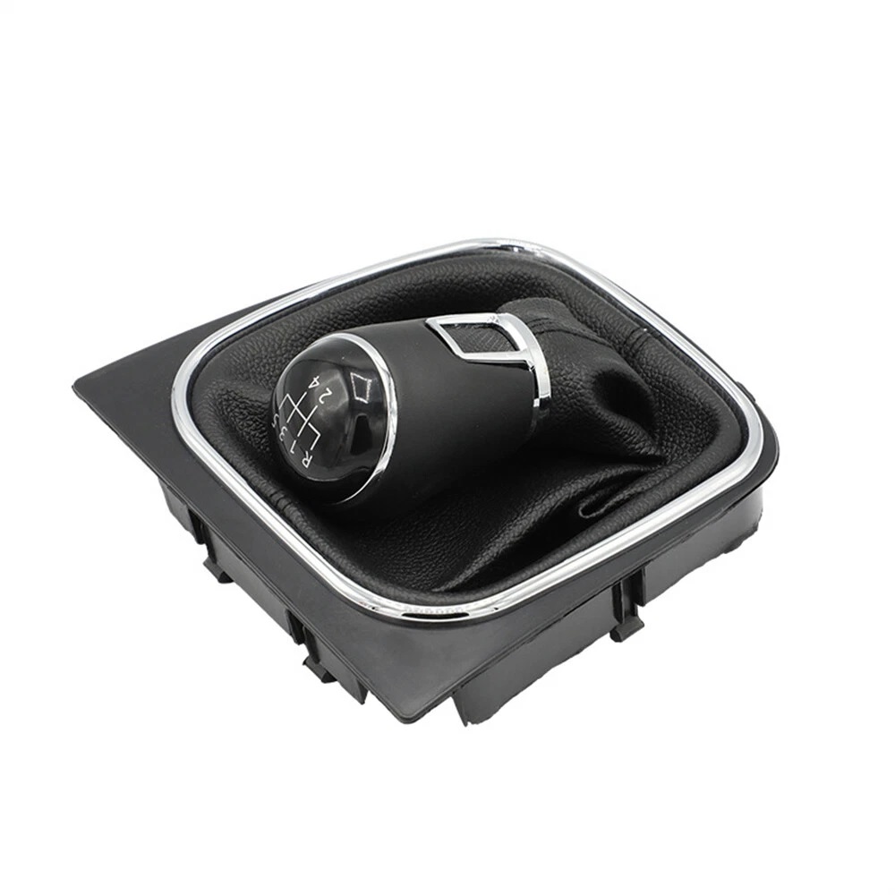 Топка скоростен лост с маншон от еко кожа 5 скорости за VW Golf Mk 5, Mk 6, Scirocco Mk3, Jetta Mk6, VW EOS, 6 Viteze ОЕМ 1K0711113