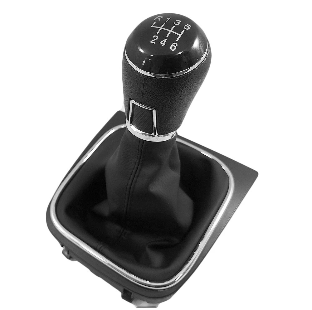 Топка скоростен лост с маншон от еко кожа 6 скорости за VW Golf Mk 5, Mk 6, Scirocco Mk3, Jetta Mk6, VW EOS ОЕМ 1K0711113