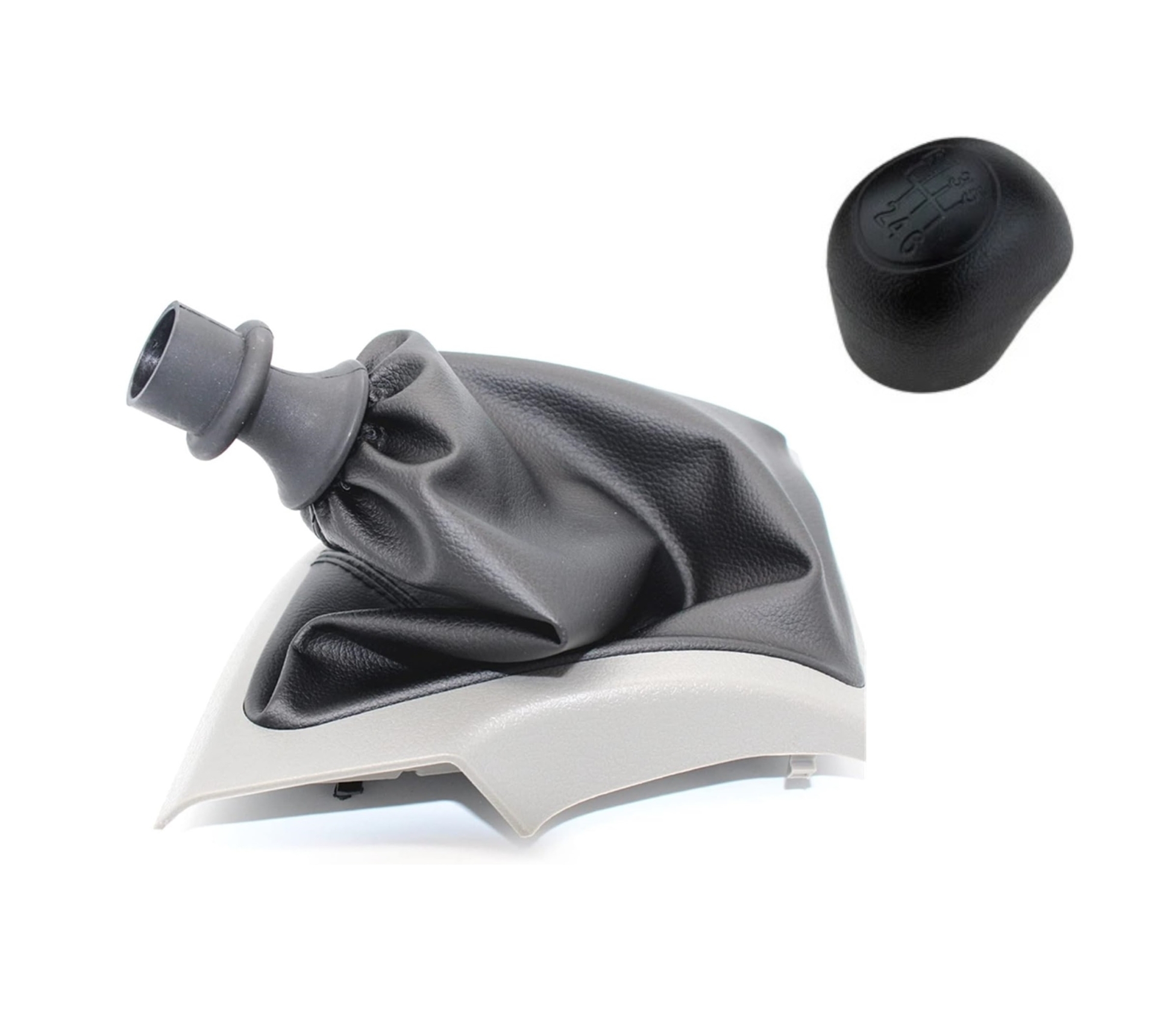 Топка за скоростен лост + маншон с рамка за Fiat Ducato, Peugeot Boxer и Citroen Jumper – 6 скорости – OEM 1608508580 / 46314090 / 55348945