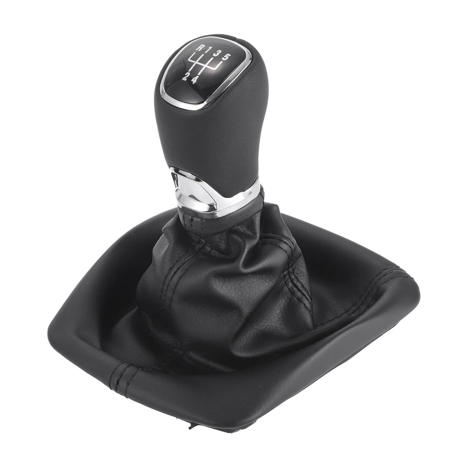 Топка Скоростен Лост с Маншон От Еко Кожа За Skoda Octivia II 5 Скорости ОЕМ 1Z0711141B9B9