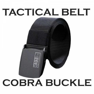 Тактически колан 5.11 BLACK с метална тока и универсално предназначение,