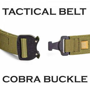 Тактически колан Maverick Battle Belt 5.11 Tactical GREEN, модел 56664, найлонова лента TAC-LAM, катарама COBRA
