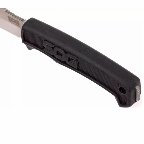 Тактически/ ловен нож SOG Field Knife за оцеляване, стомана 7Cr17MoV, тактическа кания, с помел за чупене на стъкла