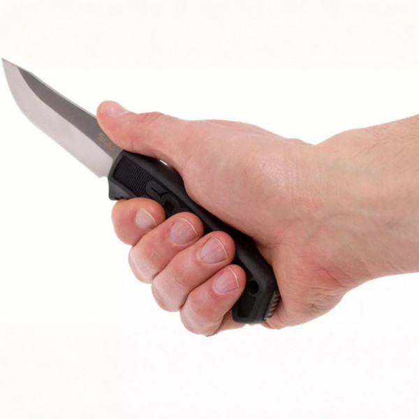 Тактически/ ловен нож SOG Field Knife за оцеляване, стомана 7Cr17MoV, тактическа кания, с помел за чупене на стъкла