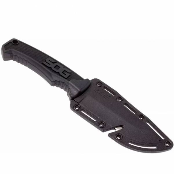 Тактически/ ловен нож SOG Field Knife за оцеляване, стомана 7Cr17MoV, тактическа кания, с помел за чупене на стъкла