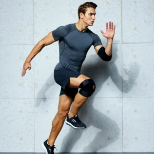 🦵 1 бр. спортен бандаж за коляно SF suport, облекчава болка и напрежение, универсален размер - 733