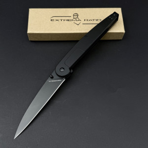 Сгъваем тактически нож EXTREMA RATIO BF4 Lucky Black, немска супер стомана BÖHLER N60, подаръчна кутия