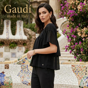 ОКАЗИОН: Блуза Gaudì, 100% полиестер, Италия, размер 48