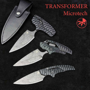 ОКАЗИОН: Радък модел тактически нож Microtech Transform, стомана BÖHLER М390, многокомпонентна дръжка