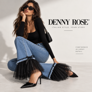ОКАЗИОН: Дънки Denny Rose'  67% памук,20% полиестер,11%визкоза , 2% еластан, размер 42,Италия