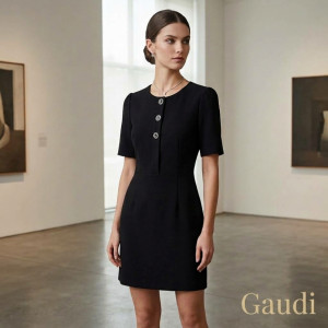 Рокля Gaudì, 100% полиестер, размер 40,Италия