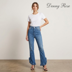 ОКАЗИОН: Дънки Denny Rose'  98% памук , 2% еластан, размер 42,Италия