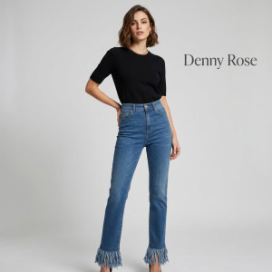 ОКАЗИОН: Дънки Denny Rose'  67% памук,20% полиестер,11%визкоза , 2% еластан, размер 42,Италия
