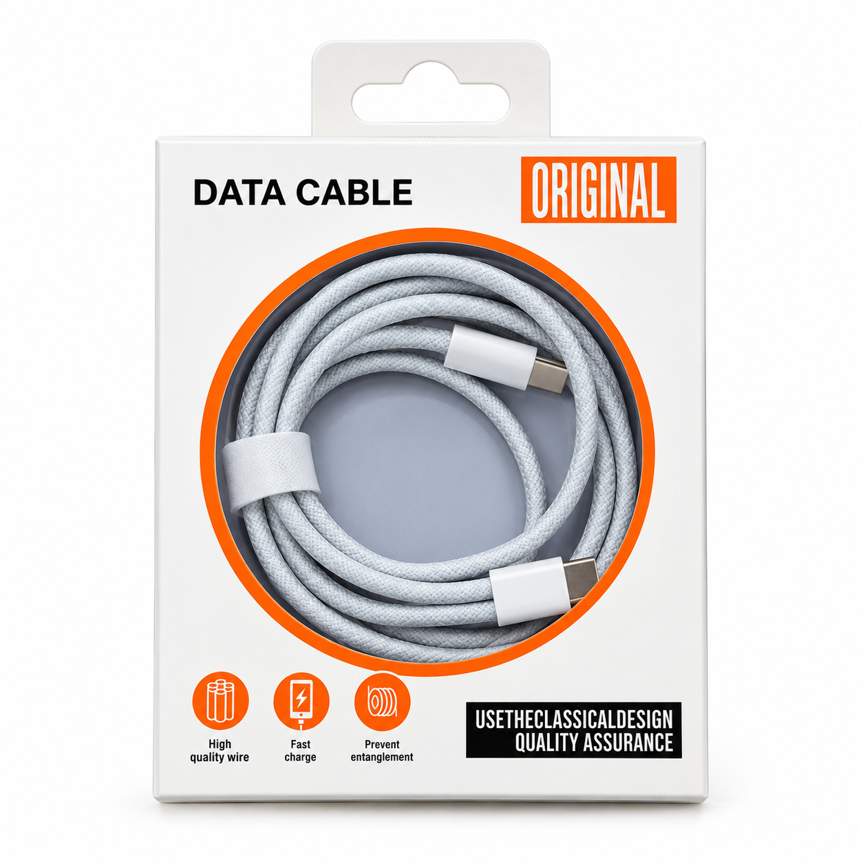 Кабел за зареждане Type C към Type C 1м PG660