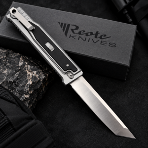Рядък модел сгъваем нож REATE SLIDE TANTO, стомана D2, луксозно изпълнение